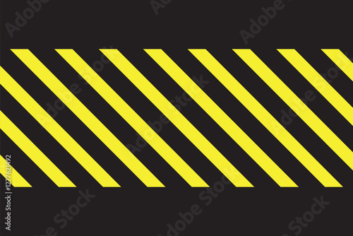 Warning Strips vector illustration, Warning striped and Frame background, Black and yellow stripes. Abstract concept graphic element. Construction sign. Art design line of crime places. EPS10