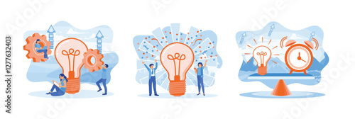 Business development process, developing ideas towards success.