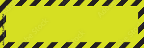 Warning Strips vector illustration, Warning striped and Frame background, Black and yellow stripes. Abstract concept graphic element. Construction sign. Art design line of crime places. EPS10