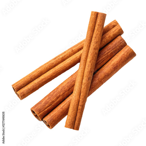 Photos Close-up of aromatic brown cinnamon sticks