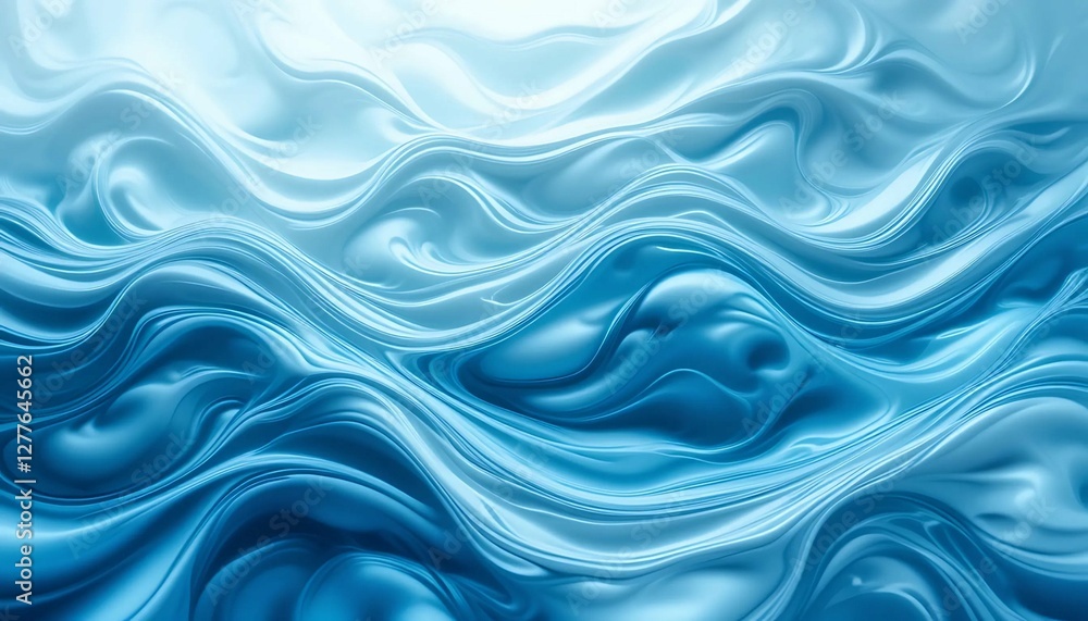 abstract blue background with smooth lines in it, digitally generated image abstract blue background with smooth lines in it, digitally generated image