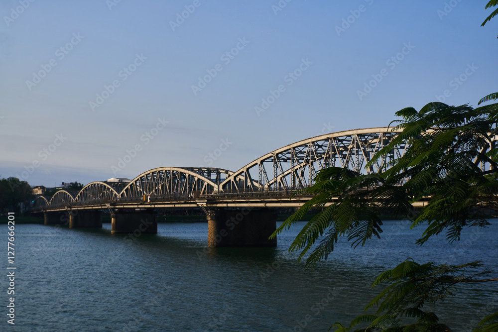 Fototapeta premium bridge over river