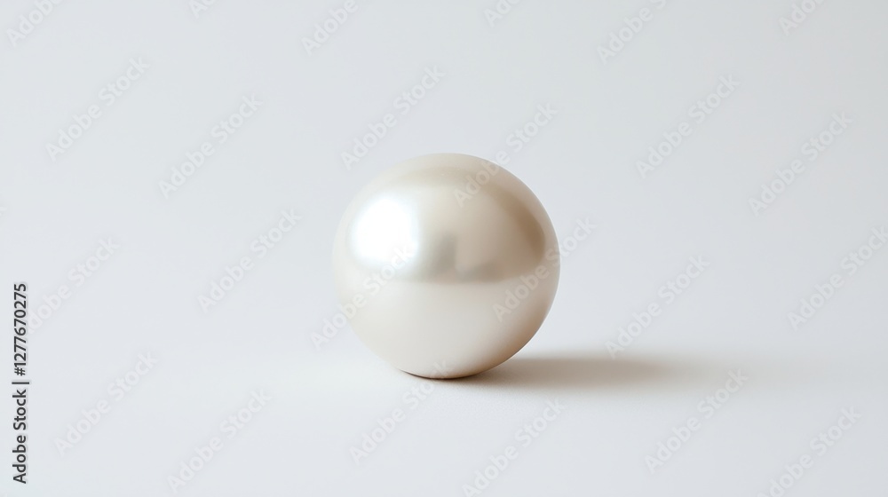 A single pearl earring with a gold backing, soft luster on a white surface. A single pearl earring with a gold backing, soft luster on a white surface.