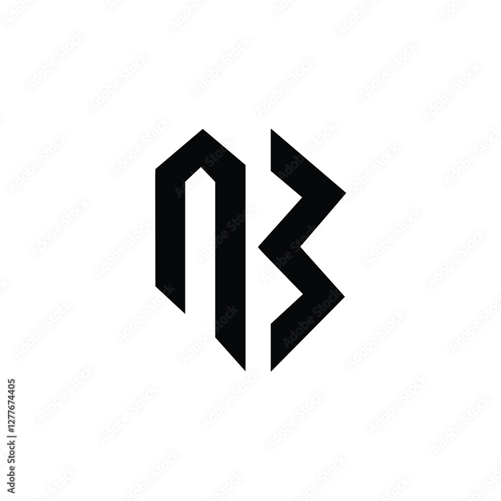 AB monogram logo design letter text name symbol monochrome logotype alphabet character simple logo AB monogram logo design letter text name symbol monochrome logotype alphabet character simple logo