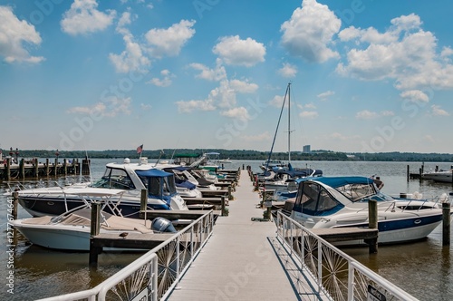 Marina on the Potomac River on a Summer Day, Alexandria Virginia