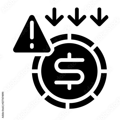 Bankruptcy Solid Icon