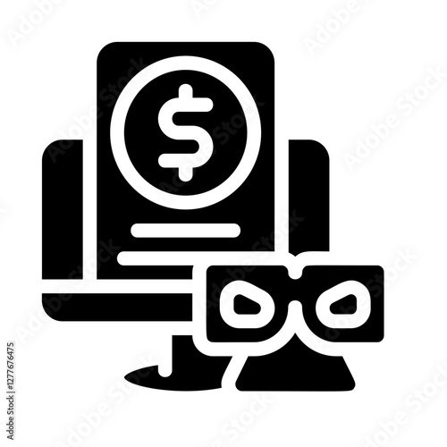 Financial Fraud Solid Icon