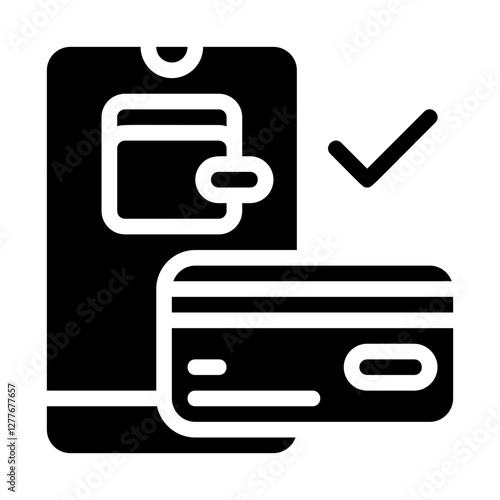 Mobile Wallet Solid Icon