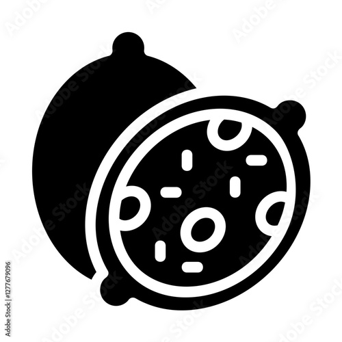 Walnut Cookies Solid Icon