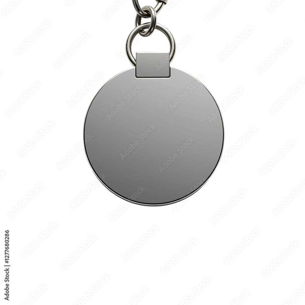 Fototapeta premium Blank Aluminum Pet ID Tag