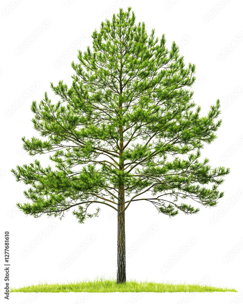 transparent background Png tall green pine tree with lush canopy and sturdy trunk transparent background Png tall green pine tree with lush canopy and sturdy trunk