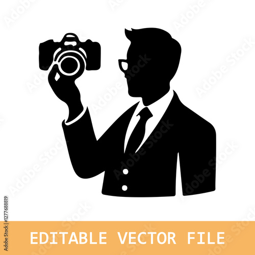 father, silhouette vector