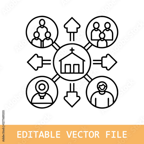 Customer satisfaction set of web icons in line style. Feedback icons for web and mobile app. 