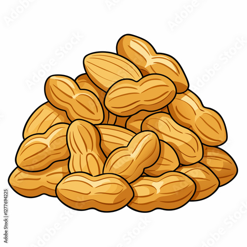 Raw Peanuts in Shell