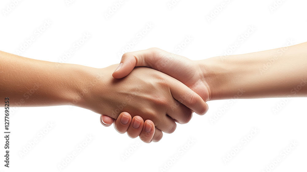Handshake of Unity: Two hands clasped in a firm handshake, symbolizing agreement, partnership, and a strong collaborative spirit. A simple yet powerful image. Handshake of Unity: Two hands clasped in a firm handshake, symbolizing agreement, partnership, and a strong collaborative spirit. A simple yet powerful image.