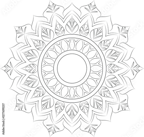 Its a Beautiful Mandala Design.