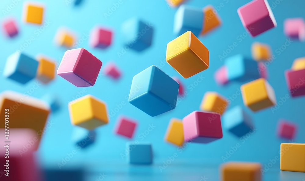 Abstract Geometric Light Design, Generative AI Abstract Geometric Light Design, Generative AI