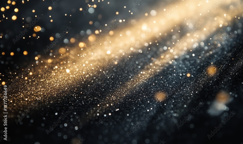 Fototapeta premium Abstract White Light Shimmer, Generative AI