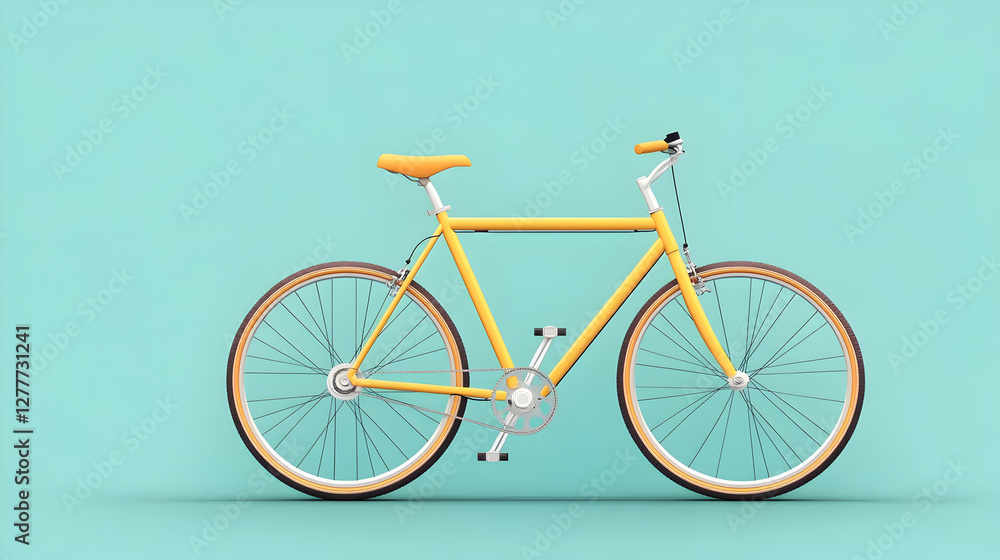Bicycle riding adventure urban setting digital art minimal environment side view lifestyle Bicycle riding adventure urban setting digital art minimal environment side view lifestyle