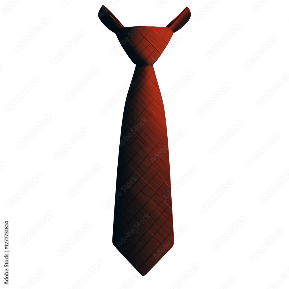 Elegant Business Necktie – Clean and Professional Isolated Design Elegant Business Necktie – Clean and Professional Isolated Design