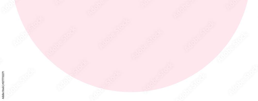 Pink semicircle geographic shape Pink semicircle geographic shape