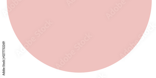 Pink semicircle geographic shape