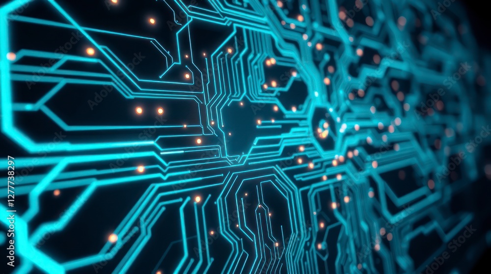 Abstract Circuit Board Background Technology Image Abstract Circuit Board Background Technology Image