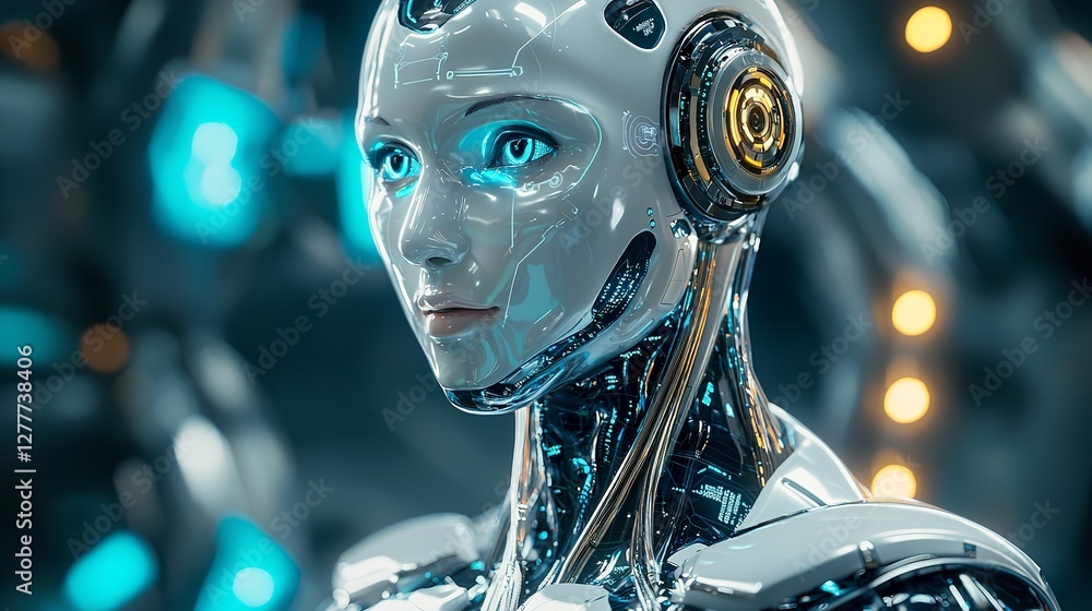 Advanced Robotics: Humanoid Robot in High-Tech Environment Advanced Robotics: Humanoid Robot in High-Tech Environment