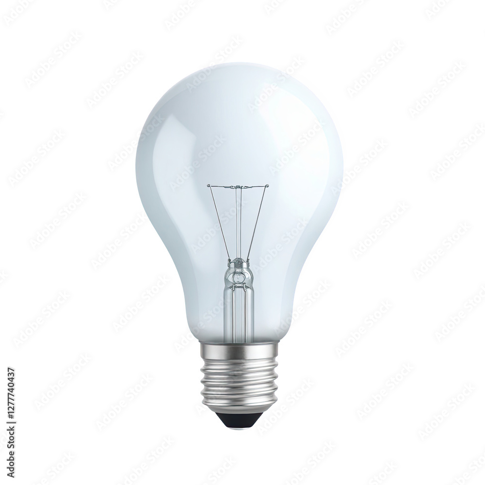 Incandescent Light Bulb with Clear Glass and Filament Detail on Black Background Incandescent Light Bulb with Clear Glass and Filament Detail on Black Background