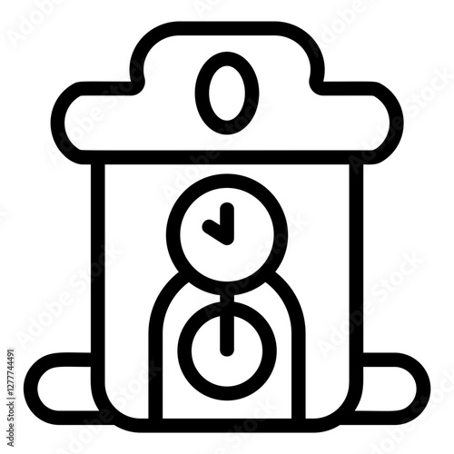 Clock Line Icon