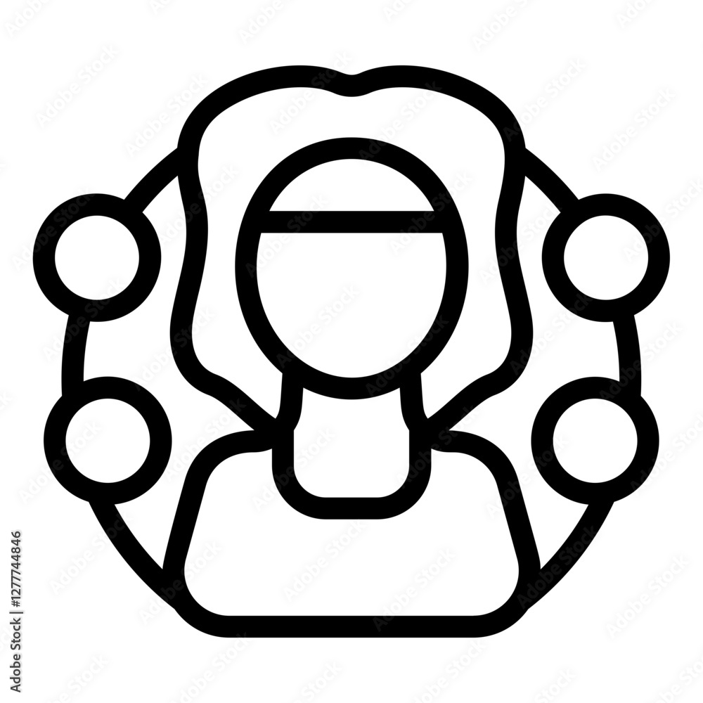 Community Line Icon Community Line Icon