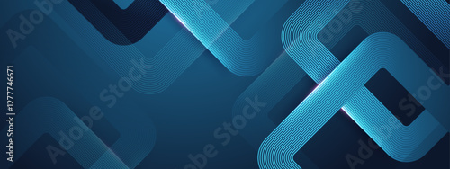 elegant dark teal abstract geometric background of overlapping squares. Suitable for digital art, business presentations, and website design.