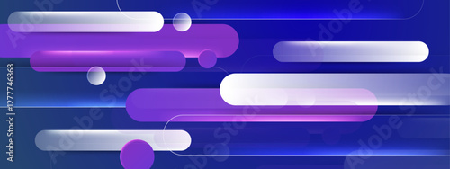 blue white and purple abstract background with overlapping shapes, perfect for modern designs, branding, and digital art projects.