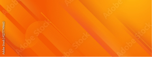 orange dynamic abstract vibrant background with overlapping curves. Suitable for web design, business presentations, and banners