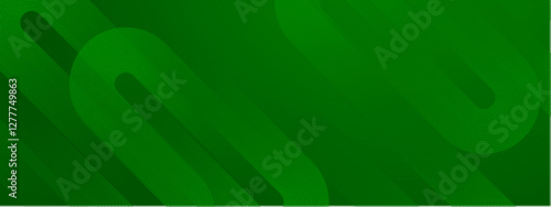 green gradient background with curvy shapes, ideal for nature themed designs, technology concepts, and abstract art projects.