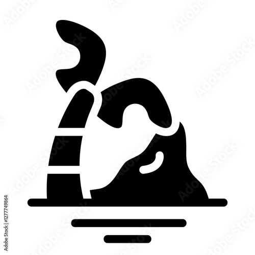 Island Solid Icon