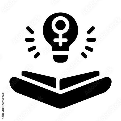 Kartini Book Solid Icon