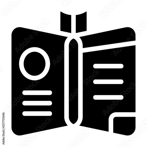 Passport Solid Icon