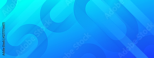 Blue and white gradient background with curved lines, ideal for futuristic designs, technology concepts, web backgrounds, and abstract art projects.