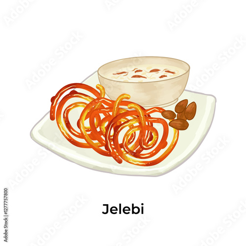 Indian Popular Sweets Jelebi