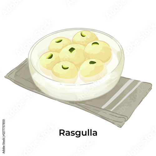 Indian Popular Sweets Rasgulla