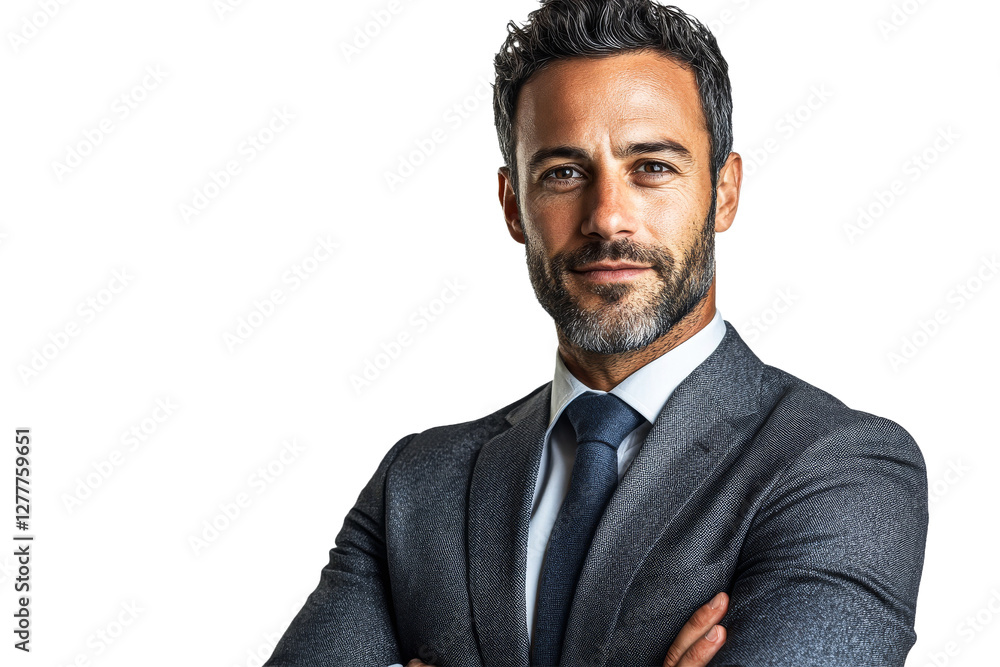 Confident business professional in formal attire Confident business professional in formal attire