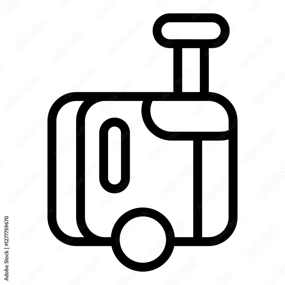 Suitcase Line Icon Suitcase Line Icon