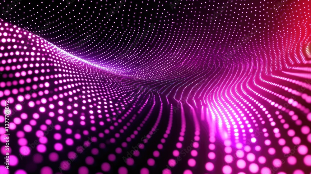Abstract Pink and Purple Digital Wave Abstract Pink and Purple Digital Wave