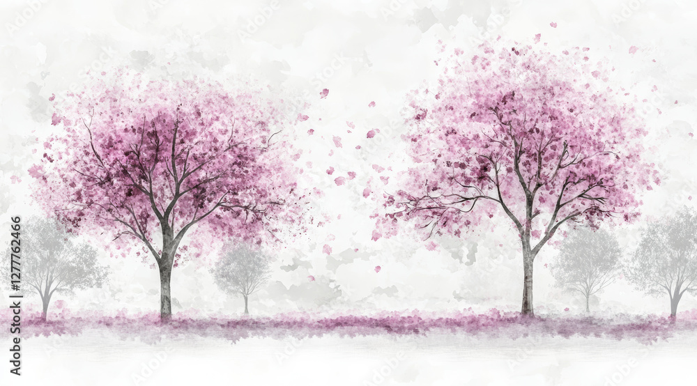 pink cherry tree pink cherry tree