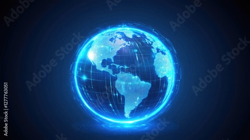 Global Network, A Digital Earth Visualization