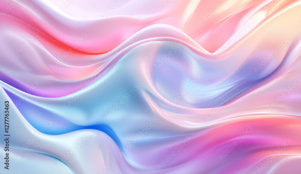 Pastel Waves Abstract Background Design Pastel Waves Abstract Background Design
