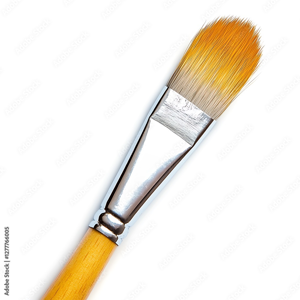 Paint brush isolated on white background with clipping path. Close up. Paint brush isolated on white background with clipping path. Close up.