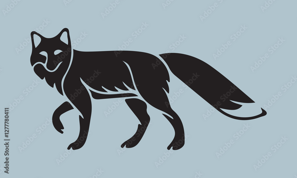 Obraz premium wolf vector illustration
