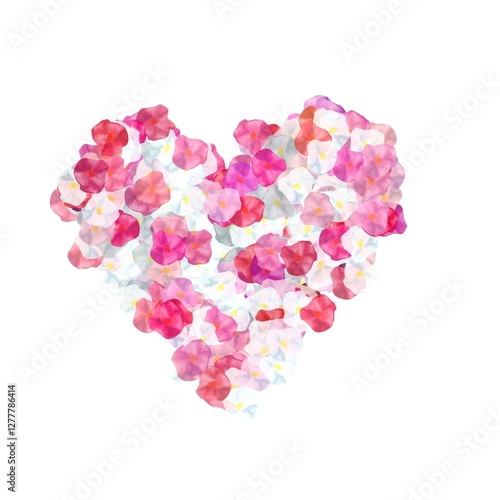 Wallpaper Mural heart of roses Torontodigital.ca